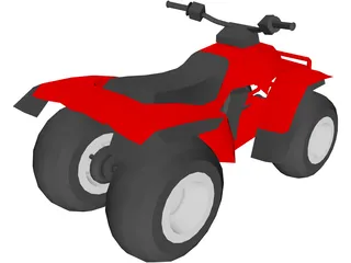 Honda 4Trax (1986) 3D Model preview
