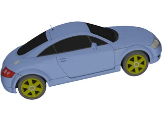Audi TT 3D Model preview