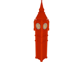 Big Ben 3D Model preview