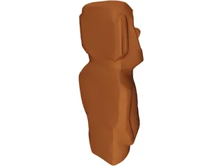 Easter Island Figure 3D Model preview
