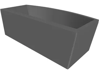 Bathtub 3D Model preview
