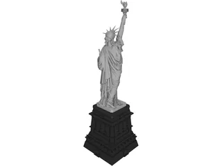 Statue Of Liberty 3D Model preview
