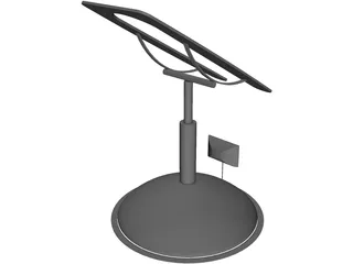 Hydraulic Stand 3D Model preview