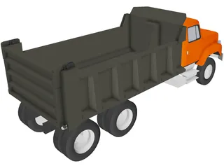 Dump Truck (1978) 3D Model preview