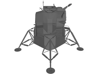 Apollo Lunar Lander 3D Model preview