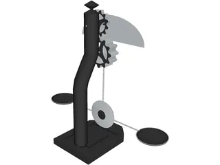 Pendulum Scales 3D Model preview