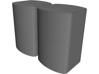 Speakers 3D Model preview