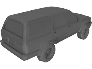 Toyota 4Runner (1991) 3D Model preview