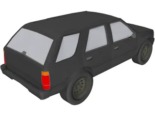 Isuzu Rodeo (1992) 3D Model preview