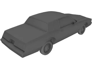 Chevrolet Monte Carlo (1983) 3D Model preview