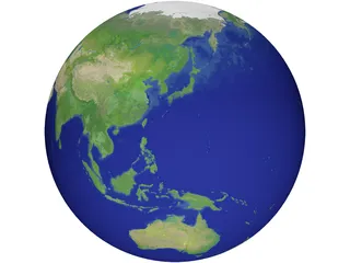 Earth 3D Model preview