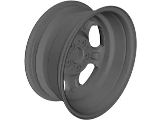 Rim Dodge Neon 3D Model preview