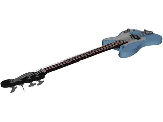Fender Precision Mexican Bass 3D Model preview