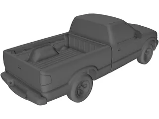 Chevrolet S10 Pickup (1998) 3D Model preview