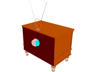 Television 3D Model preview
