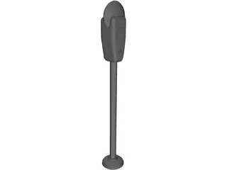 Parking Meter 3D Model preview