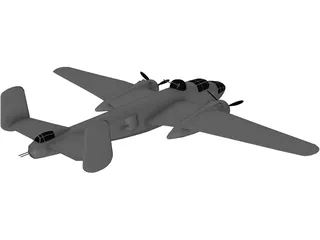 B-25 3D Model preview