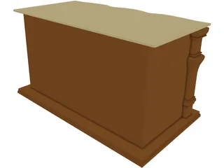 Fireplace 3D Model preview