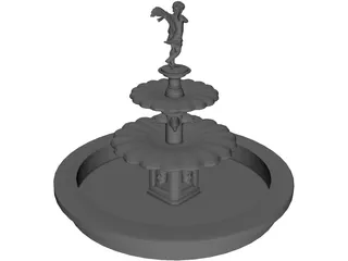 Fountain 3D Model preview