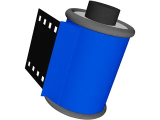 Film Roll 3D Model preview