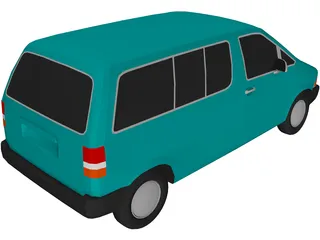 Ford Aerostar Van (1989) 3D Model preview