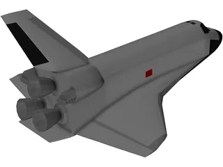 Space Shuttle 3D Model preview