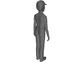 Boy 3D Model preview