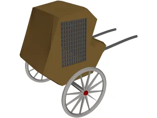Fiacre 3D Model preview