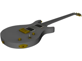 Guitar Electric 3D Model preview