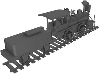 Train 3D Model preview