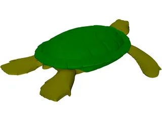 Turtle 3D Model preview