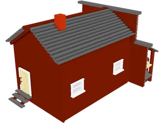 Store Old West 3D Model preview