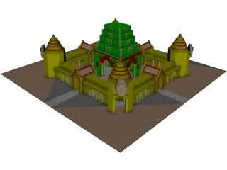 Castle 3D Model preview