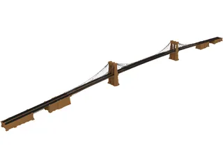 Brooklyn Bridge 3D Model preview