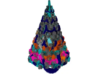 Christmas Tree 3D Model preview