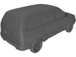 Mazda MPV (1992) 3D Model preview