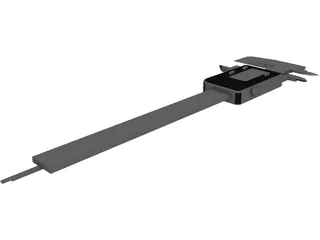 Mitutoyo Digital Caliper 3D Model preview