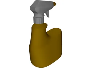 Bottle Spray 3D Model preview