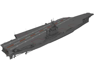 CVN-68 Nimitz 3D Model preview