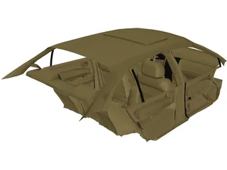 Interior Nissan Maxima (1997) 3D Model preview