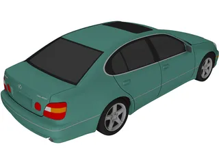 Lexus GS400 (1998) 3D Model preview