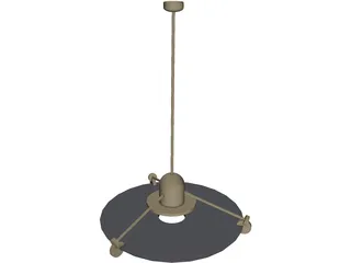 Lamp Ceiling 3D Model preview