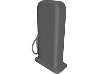 Gas Pump 3D Model preview