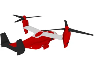 Bell-Boeing V-22 Osprey 3D Model preview