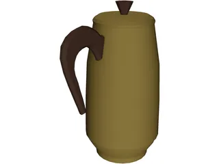 Coffee Pot 3D Model preview