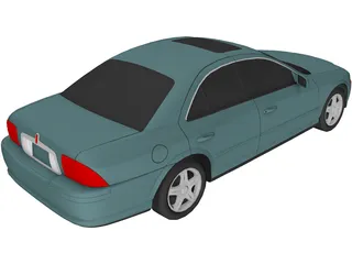 Lincoln LS (2000) 3D Model preview