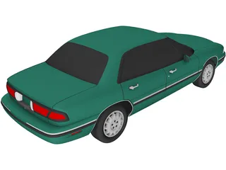 Buick LeSabre (1998) 3D Model preview