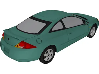 Ford [Mercury] Cougar (1999) 3D Model preview
