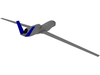 RQ-4 Global Hawk 3D Model preview