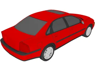 Volvo S80 (2000) 3D Model preview